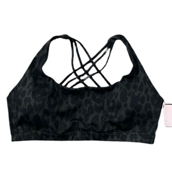 Victoria’s Secret Padded Smooth Strappy back sport bra Animal Print XLarge - Picture 4 of 4
